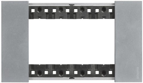 Рамка горизонтальная Legrand BTicino Living Now 1-м. 4 мод. металл луна картинка